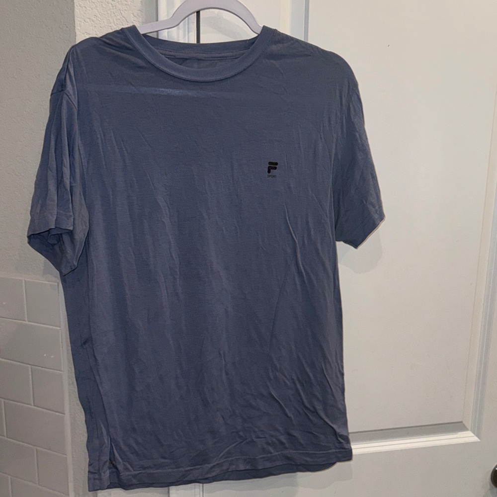 Fendi Slate unisex Blue Short Sleeve Tee